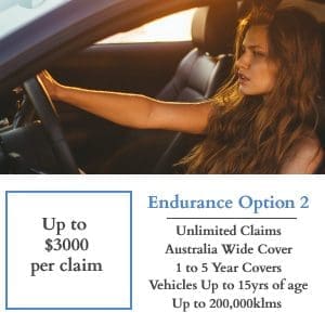 Endurance Option 2 Motor Vehicle Warranty up to $3000 per claim