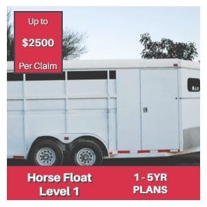 INT Horse Float Level 1 Aftermarket Warranty with a claim limit of up to $2500
