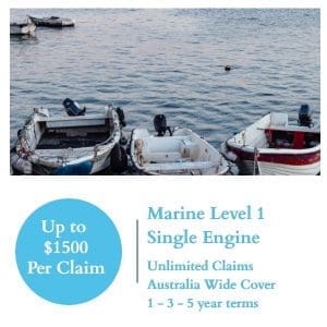 boat warranty, Marine Warranty - Level 1 Single
