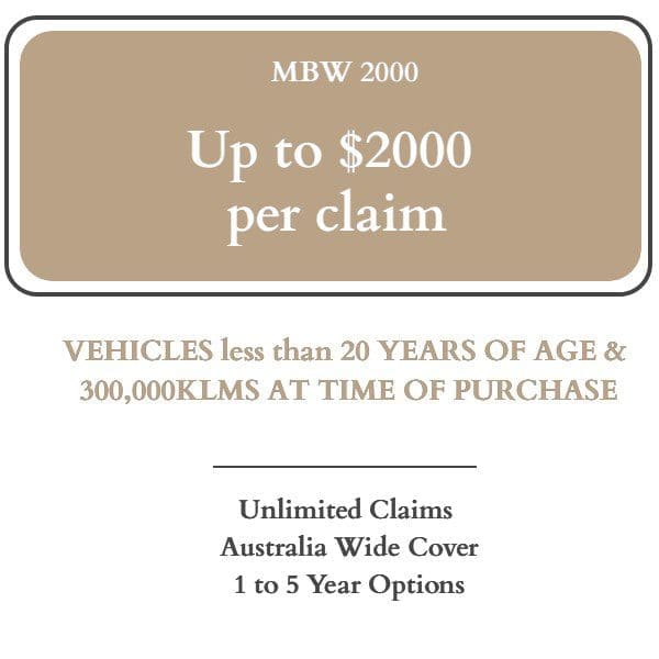 MBW2000 car warranty