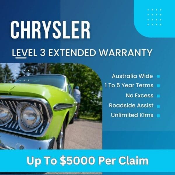 Chrysler SRT Level 3 Warranty-Up To $5000 Per Claim