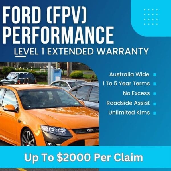 Ford Performance Vehicles Level 1 Extended Warranty up to $2000 per claim