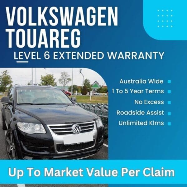 Volkswagen Touareg Level 6 Warranty-Up To Market Value Per Claim